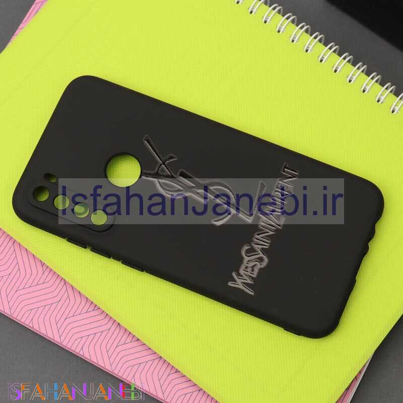 اصفهان جانبی-قاب طرحدار محافظ لنزدار مشکی YSL شیائومی Redmi Note 8