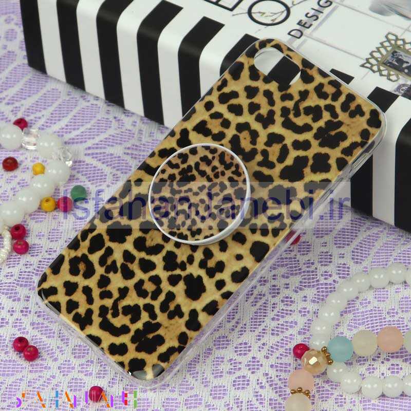 اصفهان جانبی-قاب سوپر IMD دور شفاف پاپ سوکت دار iPhone 7/8 پلنگی