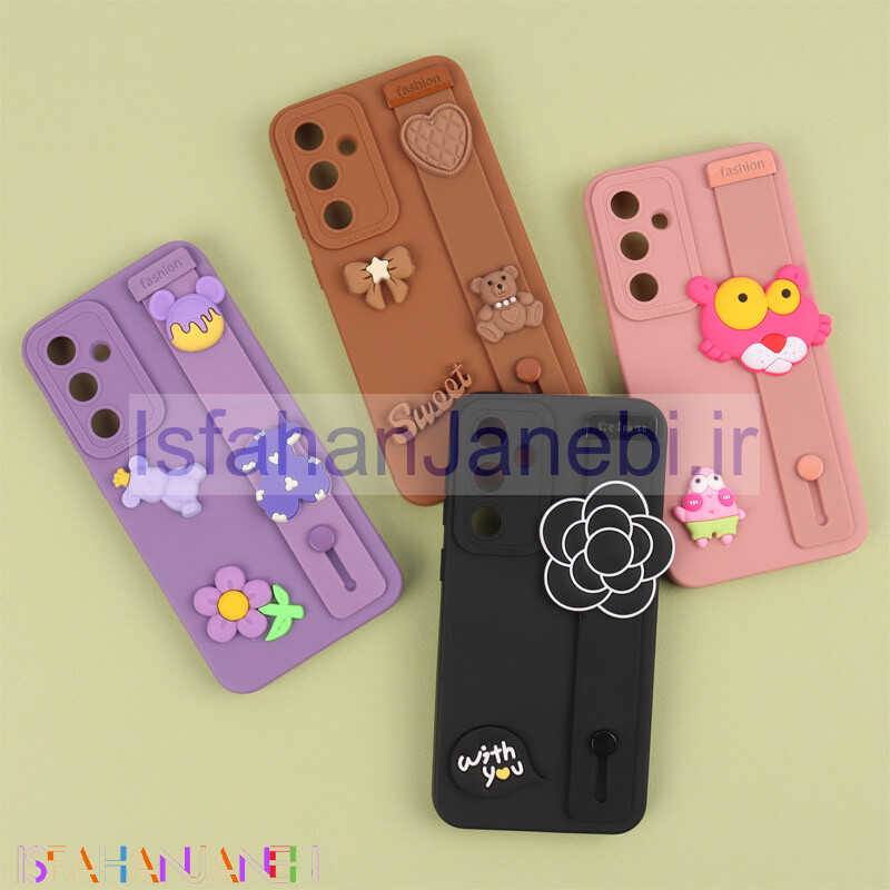 اصفهان جانبی-قاب سیلیکونی ژله ای دستبندی محافظ لنزدار Samsung Galaxy S23 FE 5G