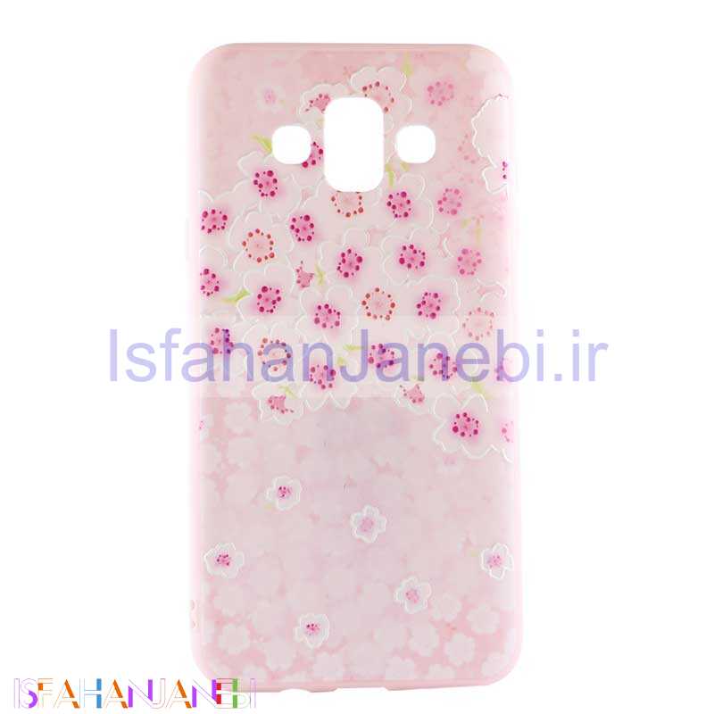 اصفهان جانبی-قاب فانتزی طرح دار صورتی کد7 سامسونگ Samsung J7 Duo