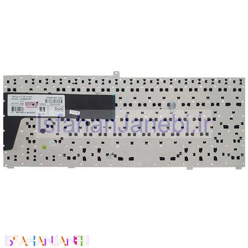 اصفهان جانبی-کیبورد لپ تاپ HP ProBook 4411-4410 با اینتر کوچک بدون فریم - مشکی