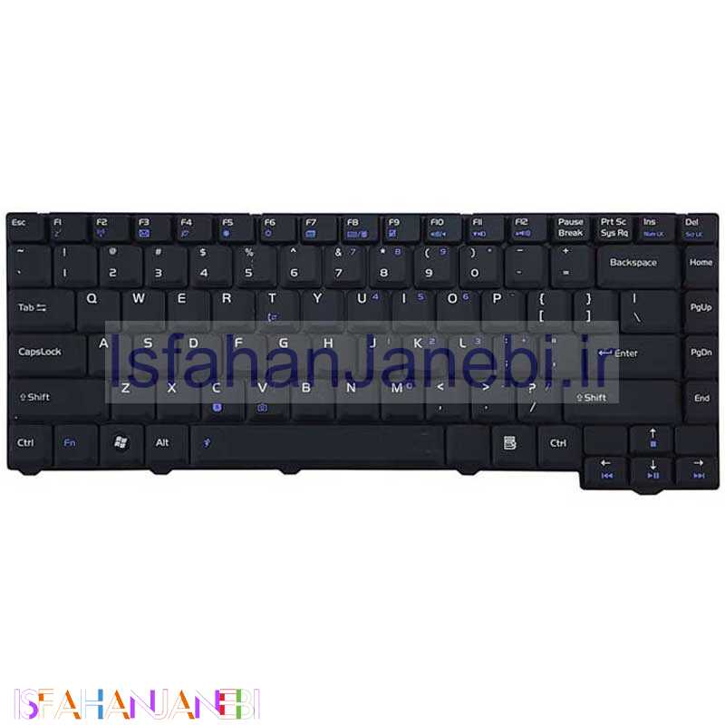 اصفهان جانبی-کیبورد لپ تاپ ASUS F3 24 Pin مشکی