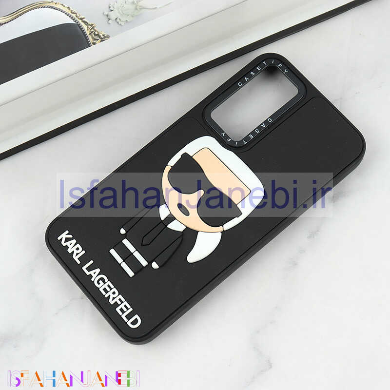 اصفهان جانبی-قاب Casetify سامسونگ Galaxy A54 طرح Karl Lagerfeld برجسته