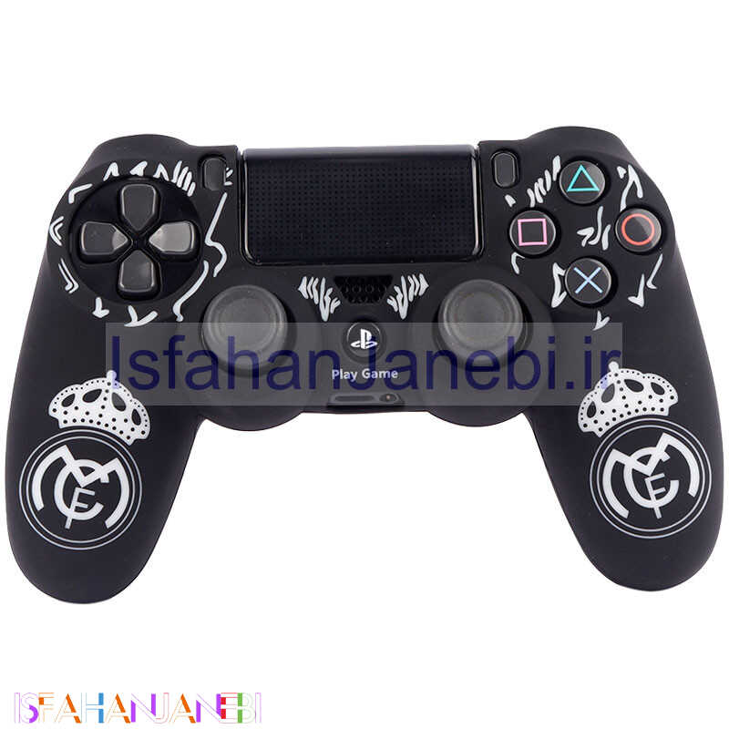 اصفهان جانبی-روکش دسته بازی PS4 طرح Real Madrid مشکی سفید