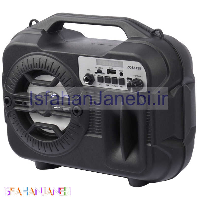 اصفهان جانبی-اسپیکر بلوتوثی رم و فلش خور ZQS1425 + میکروفون