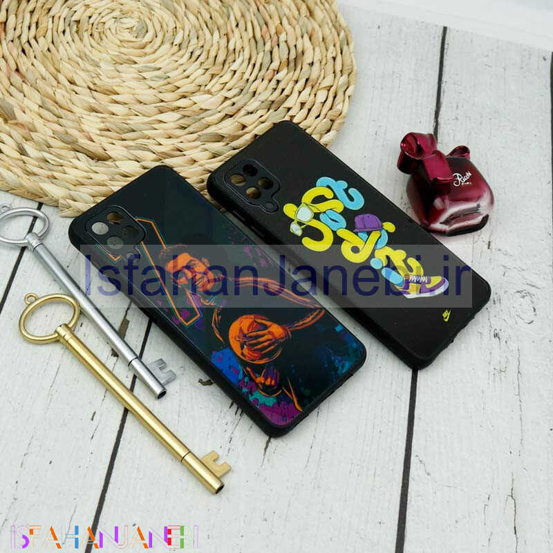 اصفهان جانبی-قاب محافظ لنزدار پشت گلسی طرحدار پسرونه Samsung Galaxy A12