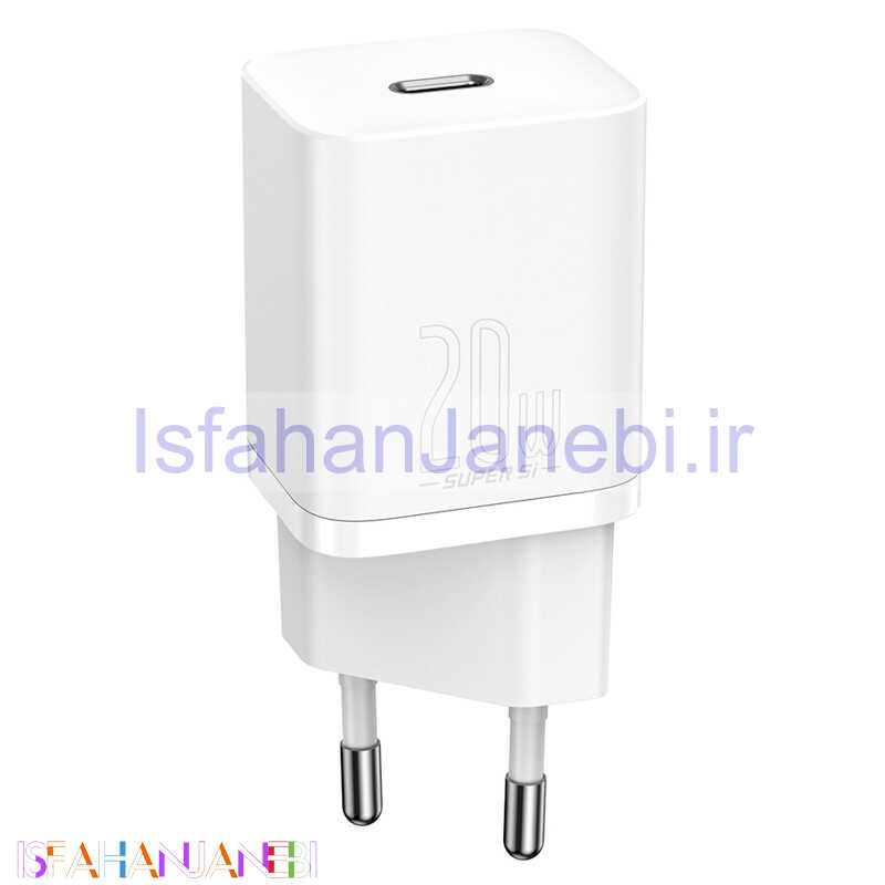 اصفهان جانبی-کلگی فست شارژ Baseus Super-Si CCSUP-B0 3A QC3.0 PD 20W Type-C