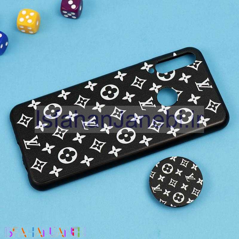 اصفهان جانبی-قاب فانتزی برجسته + پاپ سوکت طرح LV هواوی Y6p سری D