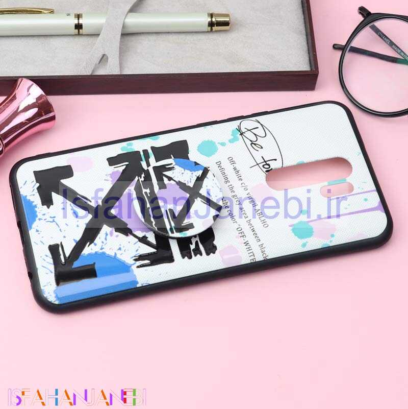 اصفهان جانبی-قاب فانتزی برجسته + پاپ سوکت کد17 شیائومی Redmi 9