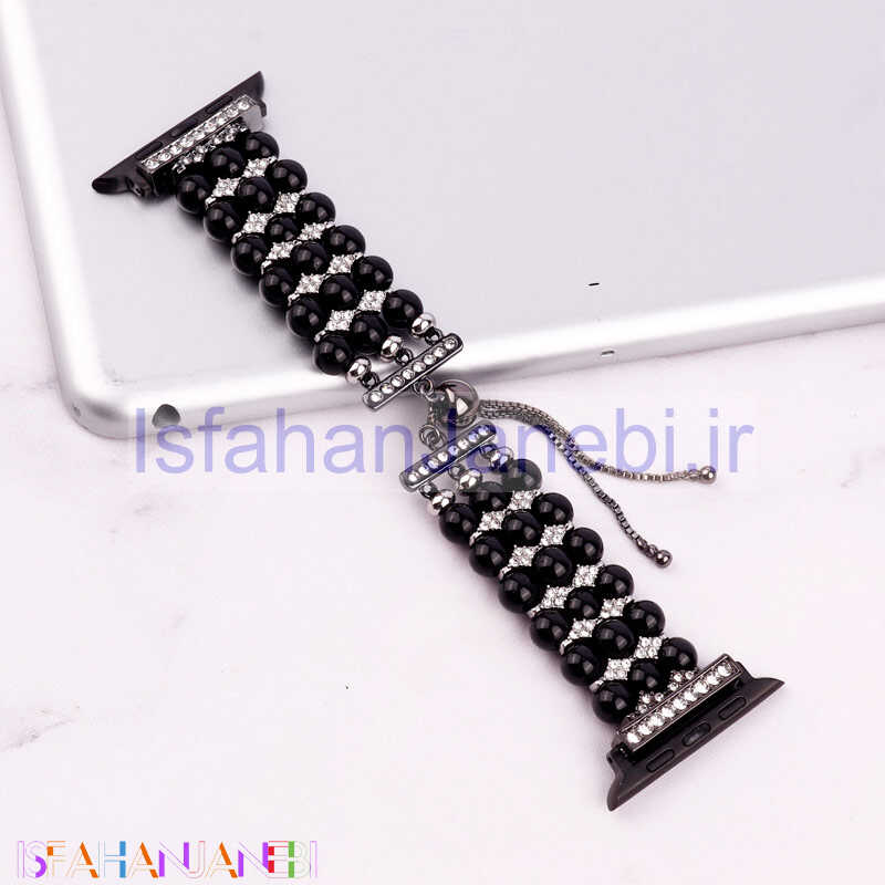 اصفهان جانبی-بند Monaco اپل واچ 44/42/45mm کد 7 مشکی