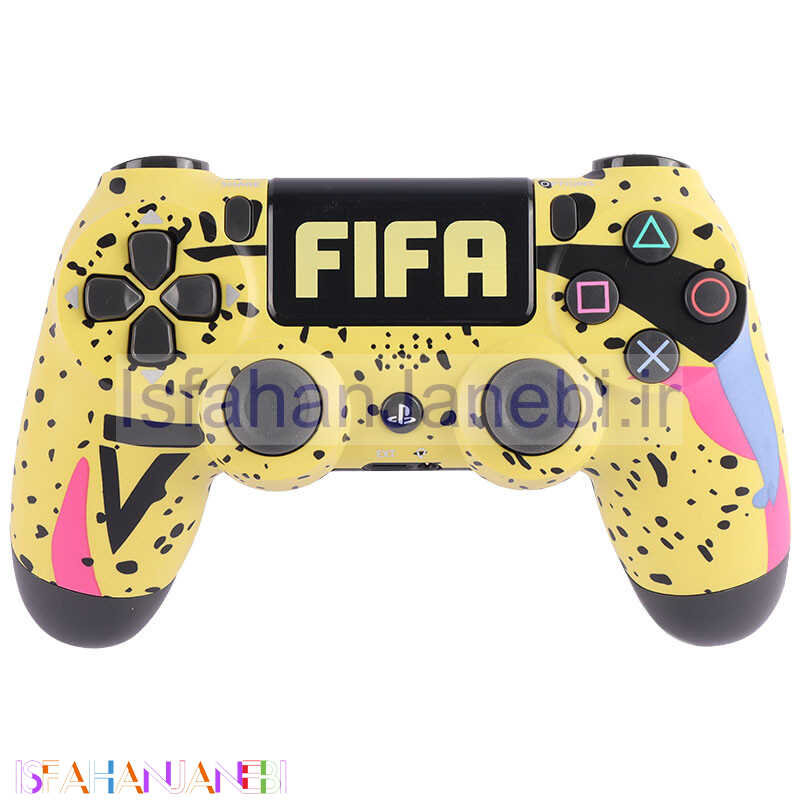 اصفهان جانبی-دسته بی سیم SONY PlayStation 4 DualShock 4 High Copy طرح FIFA کد 4
