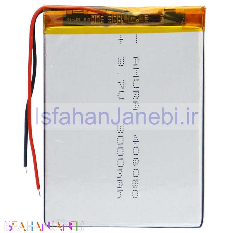 اصفهان جانبی-باتری لیتیوم 3000mAh 80*59*4mm 406080
