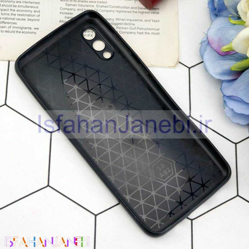 اصفهان جانبی-قاب محافظ لنزدار چرمی لاکچری Samsung Galaxy A02