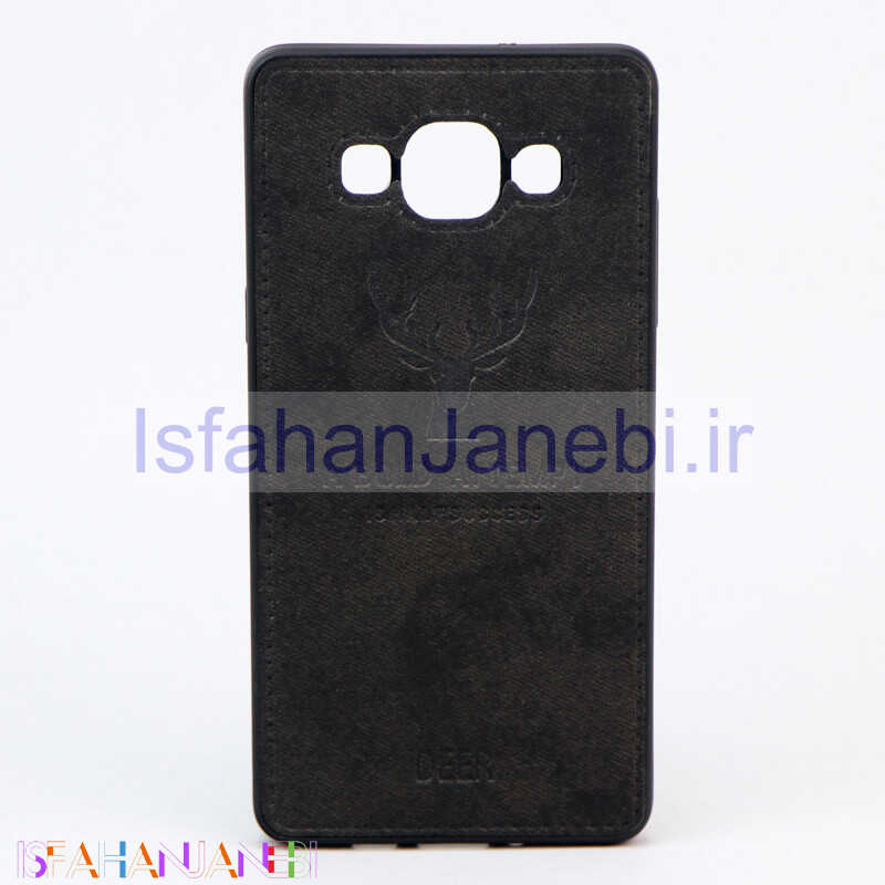 اصفهان جانبی-قاب چرمی طرح گوزن Samsung A5 مشکی