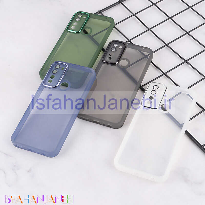 اصفهان جانبی-قاب Space شیائومی Redmi Note 8 دور محافظ متال محافظ لنزدار