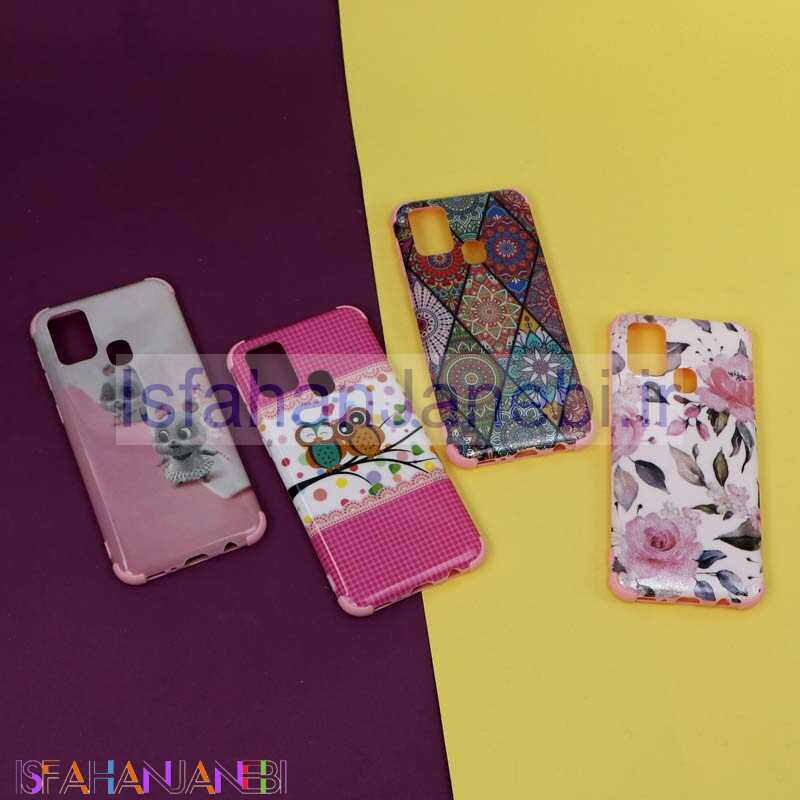 اصفهان جانبی-قاب فانتزی برجسته اکلیلی صورتی سامسونگ M31