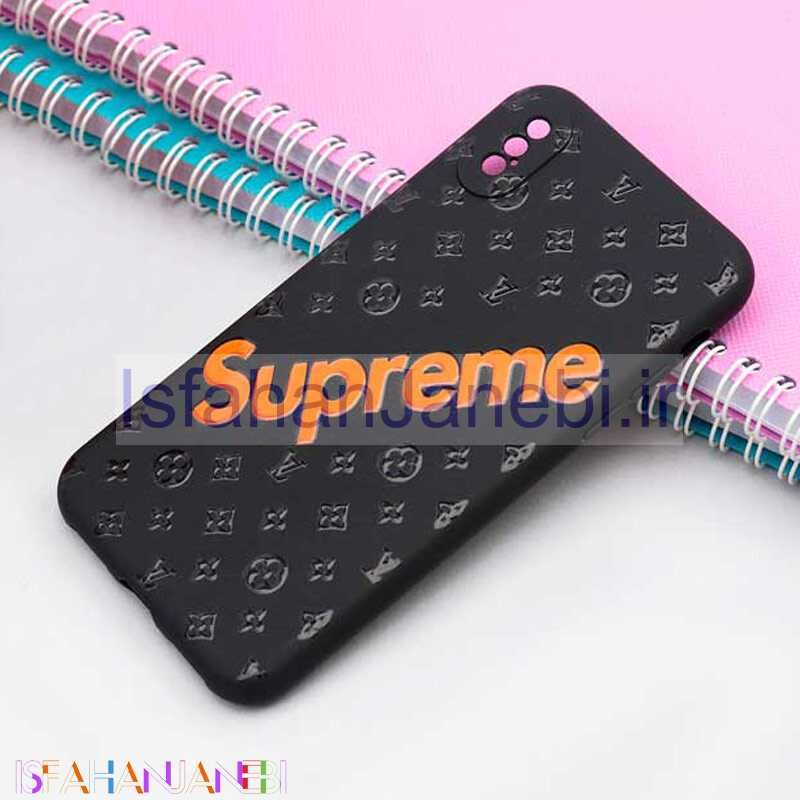 اصفهان جانبی-قاب طرحدار LV SUPRME آیفون iPhone X/XS کد2