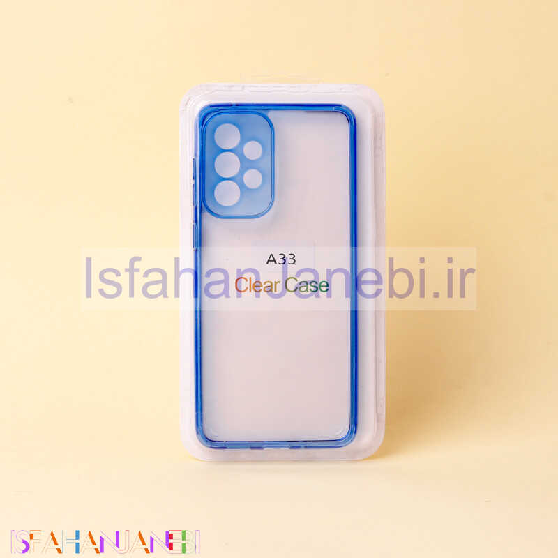 اصفهان جانبی-قاب اکریلیک دور رنگی محافظ لنزدار Samsung Galaxy A33 5G