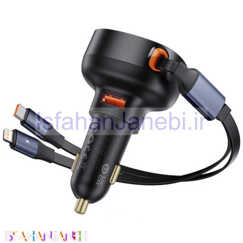 اصفهان جانبی-شارژر فندکی فست شارژ Baseus CCTXP-UCL 60W
