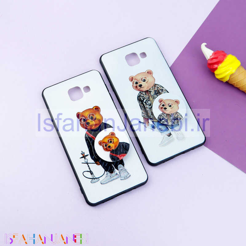 اصفهان جانبی-قاب فانتزی طرحدار پسرانه محافظ لنزدار + پاپ سوکت Samsung Galaxy A7 2016 سری R