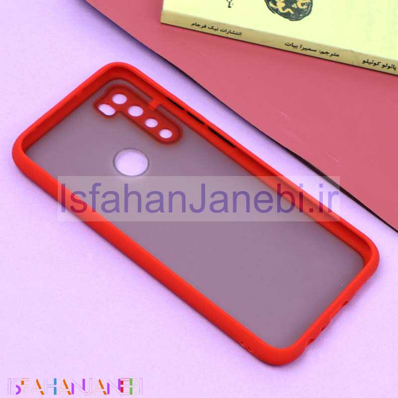 اصفهان جانبی-قاب PC مات محافظ لنز دار Xiaomi Redmi Note 8