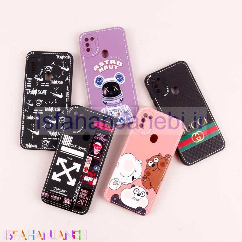 اصفهان جانبی-قاب محافظ لنزدار طرح دوخت Samsung Galaxy A11