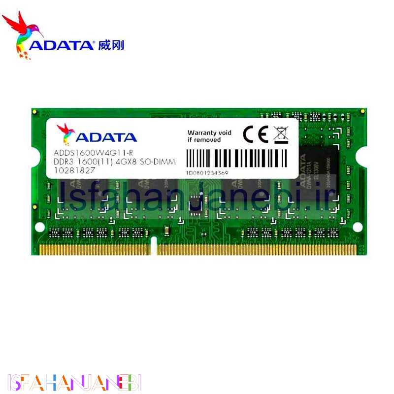 اصفهان جانبی-رم لپ تاپ ADATA DDR3L 8GB 12800MHz