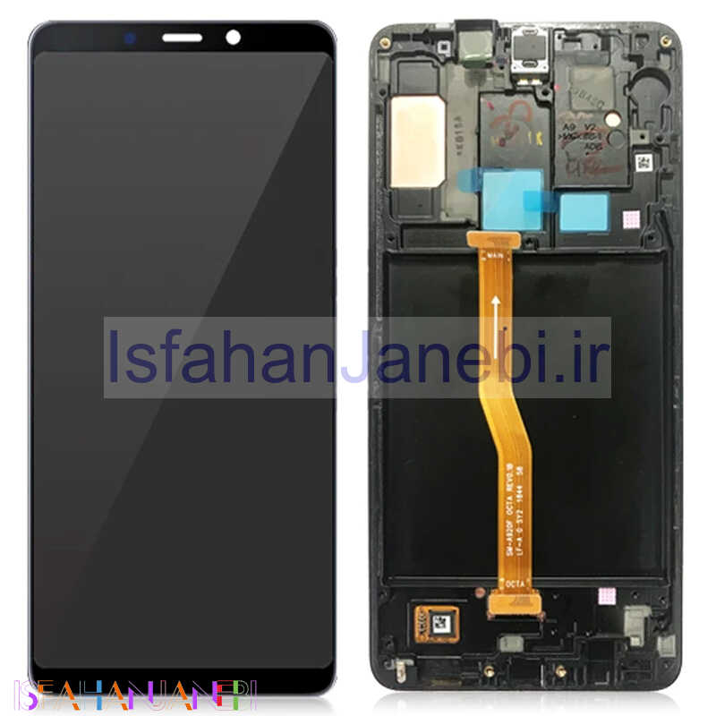 اصفهان جانبی-تاچ و ال سی دی اورجینال Samsung Galaxy A9 2018 همراه فریم