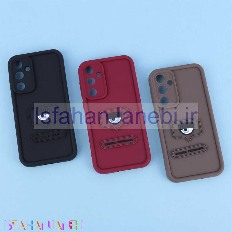 اصفهان جانبی-قاب سولید Chiara Ferragni محافظ لنزدار Samsung Galaxy A55