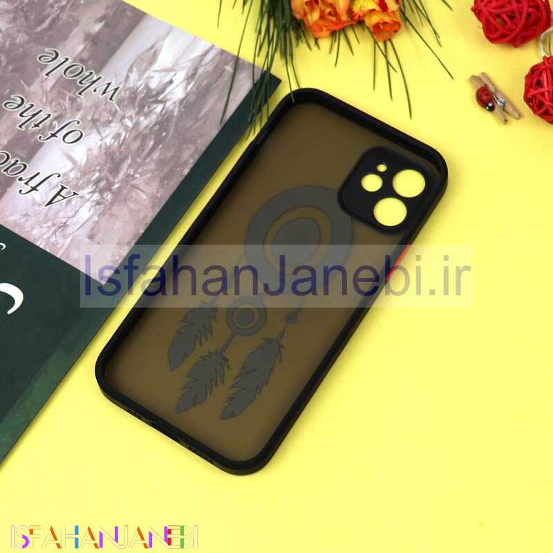 اصفهان جانبی-قاب PC مات محافظ لنزدار طرحدار دیریم کچر آیفون iPhone 12
