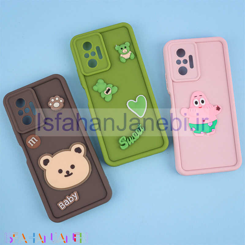 اصفهان جانبی-قاب سیلیکونی سولید شیائومی Redmi Note 10 Pro 4G محافظ لنزدار