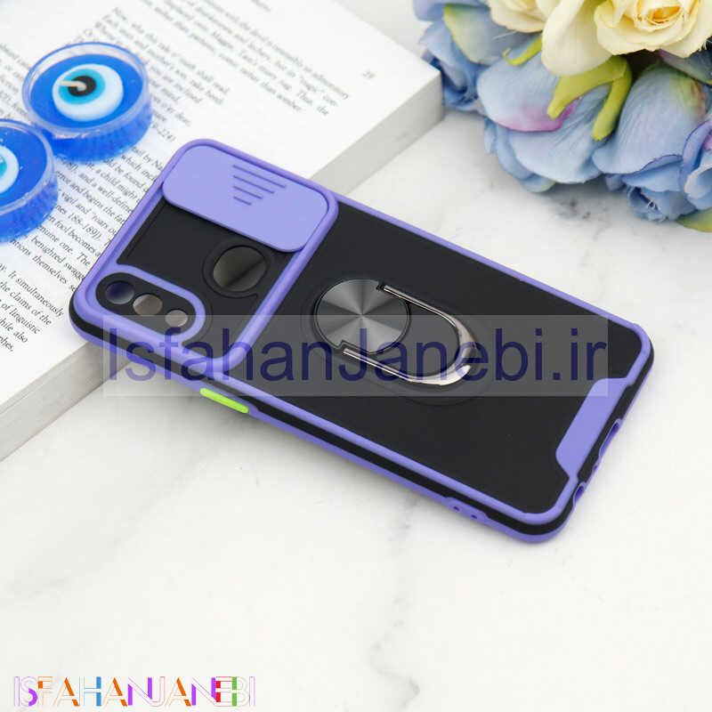 اصفهان جانبی-قاب ضد ضربه محافظ لنزدار کشویی هولدر دار بتمن کلاسیک Samsung Galaxy A10s
