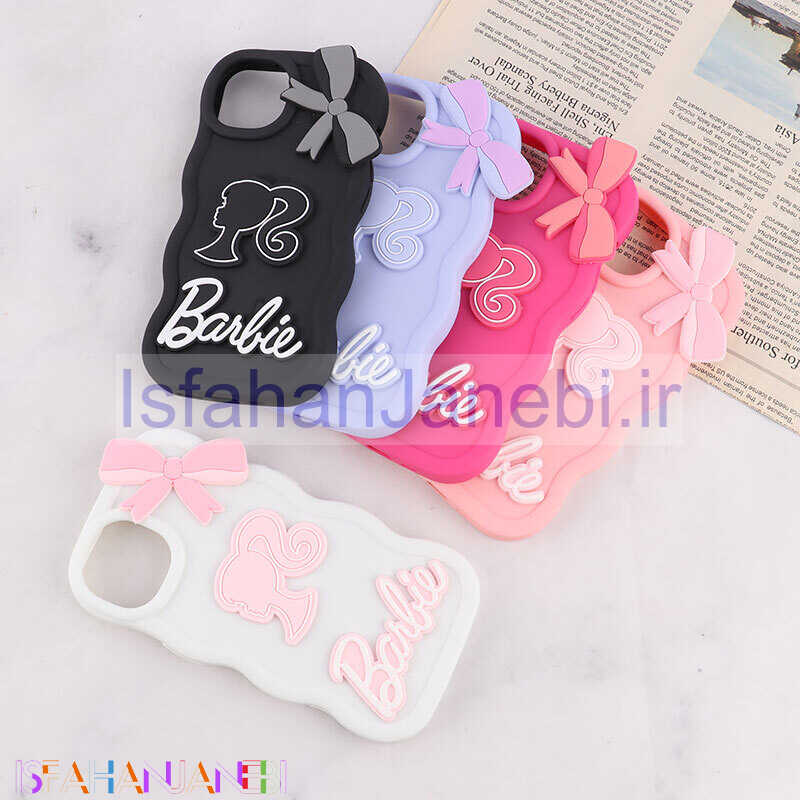 اصفهان جانبی-قاب موج دار آیفون iPhone 13 / 14 طرح Barbie برجسته