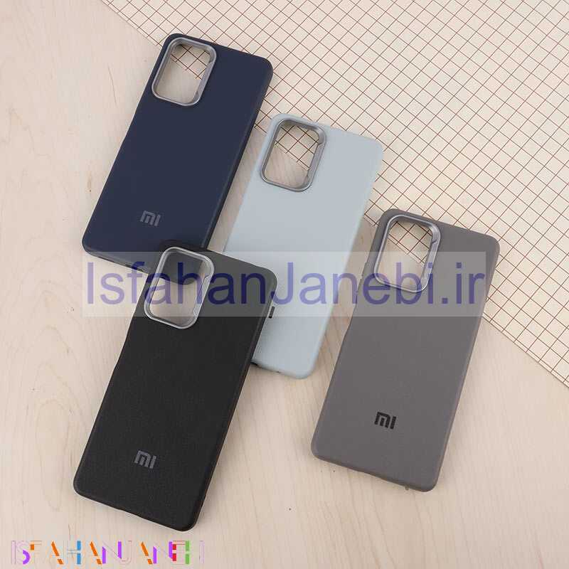 اصفهان جانبی-قاب چرمی ژله ای Leather شیائومی Redmi Note 10 Pro 4G لوگودار