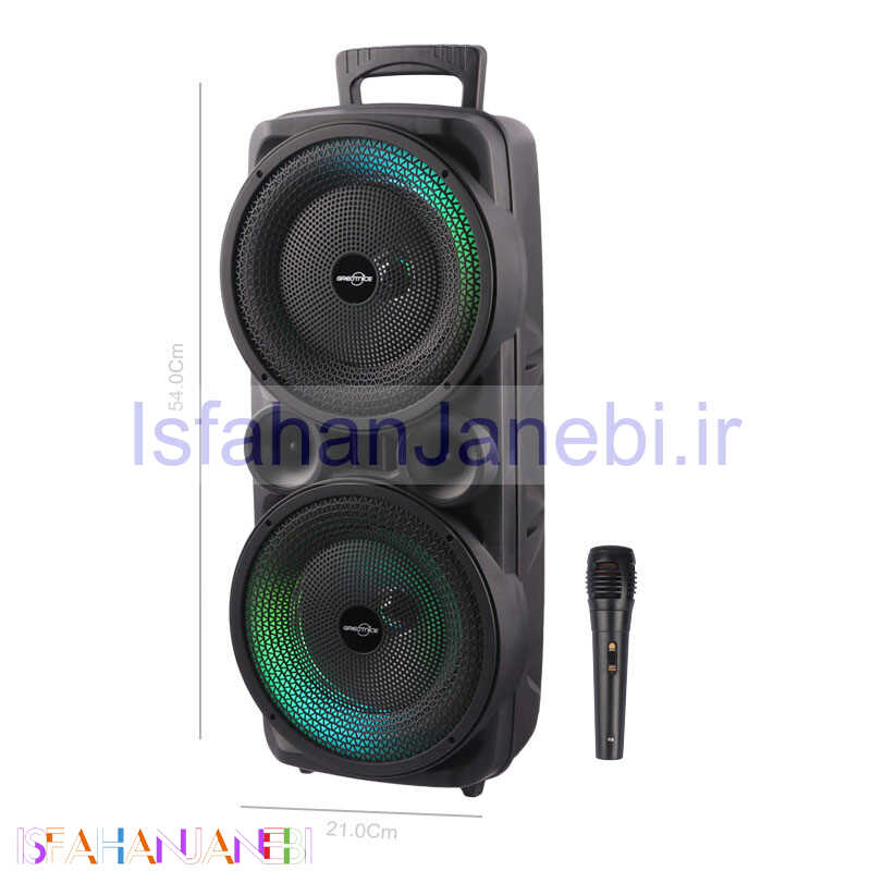 اصفهان جانبی-اسپیکر چمدانی بلوتوثی گریت نایس GTS-1569 + میکروفون