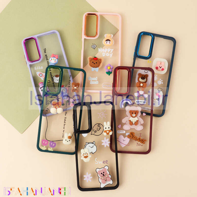 اصفهان جانبی-قاب شفاف متال ایرون عروسکی برجسته Samsung Galaxy A05s