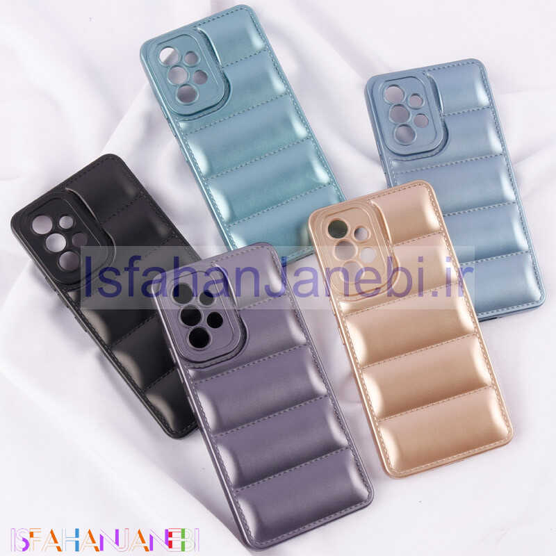 اصفهان جانبی-قاب پافر ژله ای براق محافظ لنزدار Samsung Galaxy A53 5G