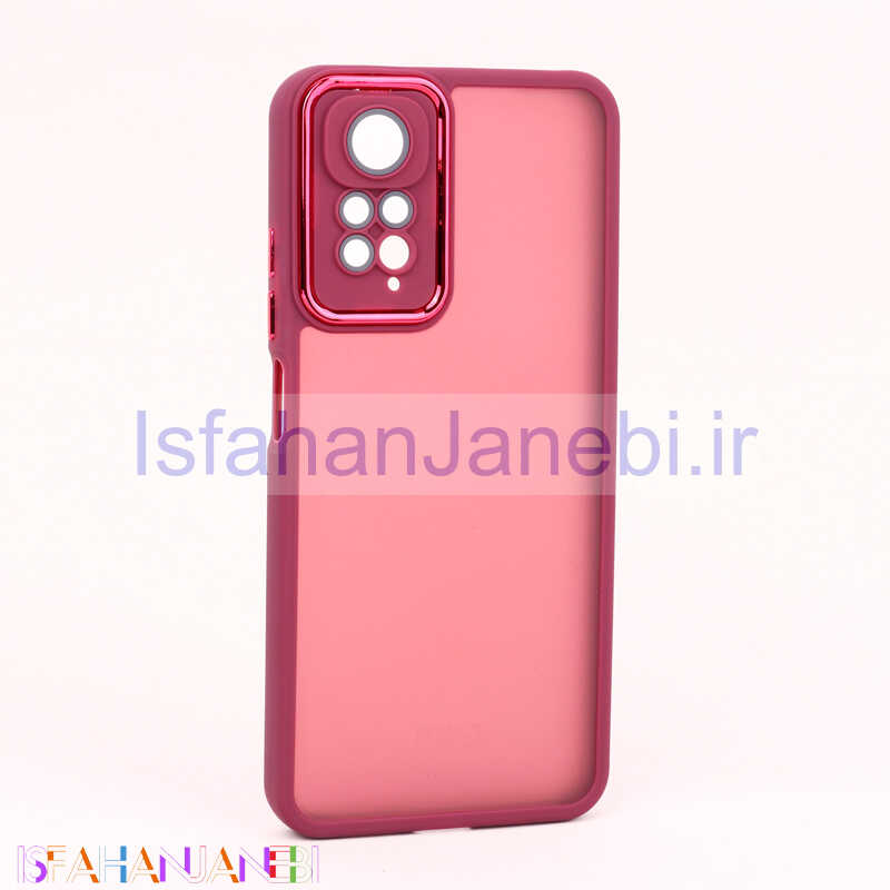 اصفهان جانبی-قاب PC متال ایرون مات محافظ لنزدار Xiaomi Redmi Note 11 / 11s