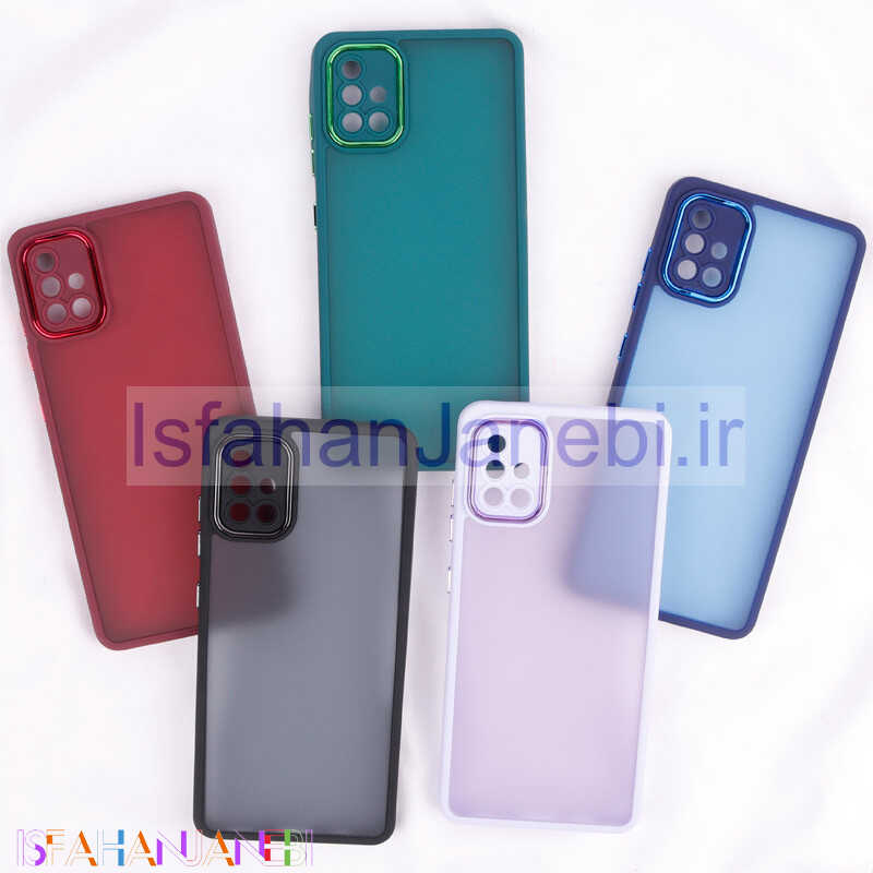 اصفهان جانبی-قاب PC متال ایرون مات محافظ لنزدار Samsung Galaxy A51 4G