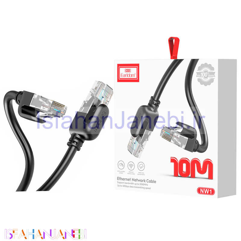 اصفهان جانبی-کابل شبکه Earldom ET-NW1 CAT6 10m