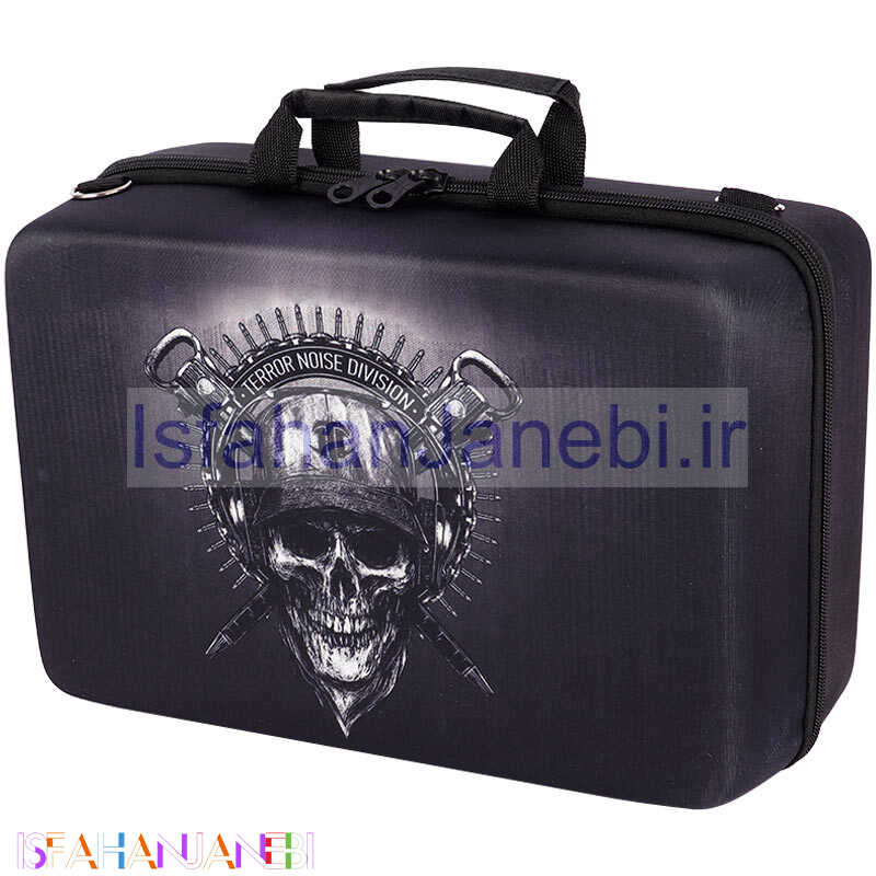 اصفهان جانبی-کیف کنسول بازی PS5 Slim طرح Terror Noise Division