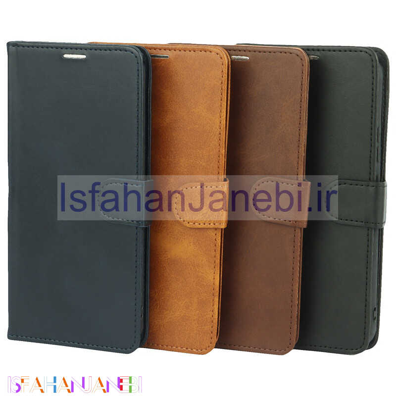 اصفهان جانبی-کیف چرمی مگنتی محافظ لنزدار سامسونگ Galaxy S22 Plus 5G