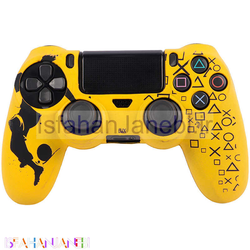 اصفهان جانبی-روکش دسته بازی PS4 طرح Football زمینه زرد