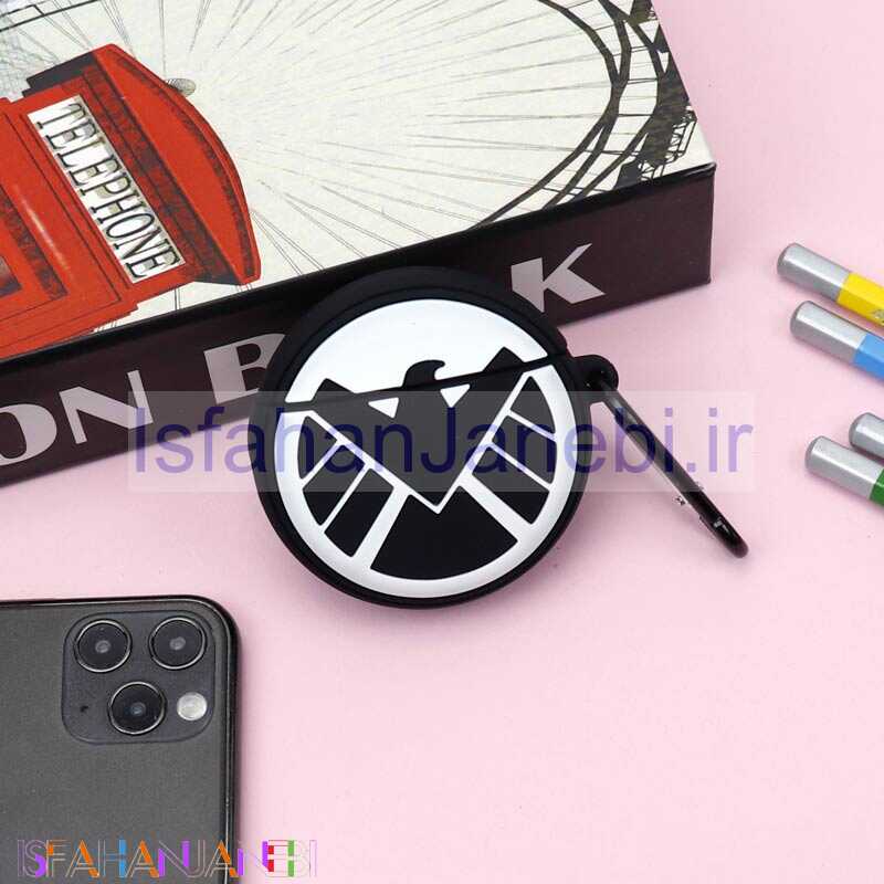 اصفهان جانبی-محافظ ایرپاد سیلیکونی عقاب سیاه و سفید