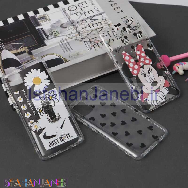 اصفهان جانبی-قاب ژله ای بی رنگ طرحدار سامسونگ A71