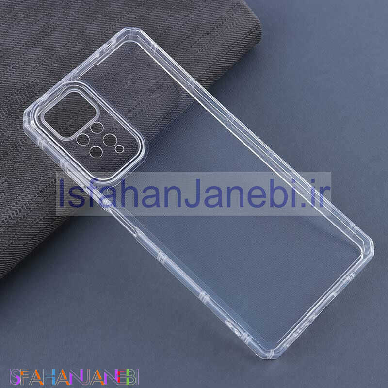 اصفهان جانبی-قاب ژله ای بی رنگ شیائومی Redmi Note 11 Pro / Note 11 Pro Plus 5G (India) محافظ لنزدار
