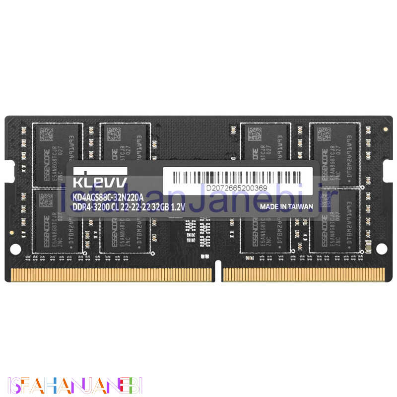 اصفهان جانبی-رم لپ تاپ Klevv KD4BGSA80-32N220A DDR4 32GB 3200MHz CL22
