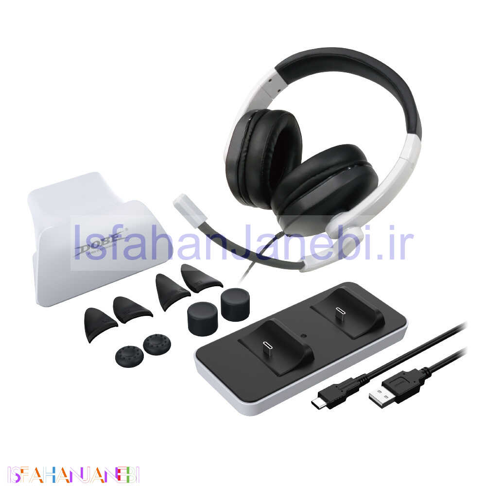 اصفهان جانبی-ست لوازم جانبی بازی Dobe TP5-0578B 12 IN 1