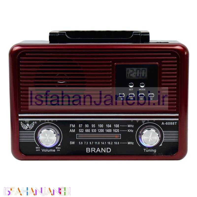 اصفهان جانبی-رادیو اسپیکر بلوتوثی رم و فلش خور Altomex A-6088T