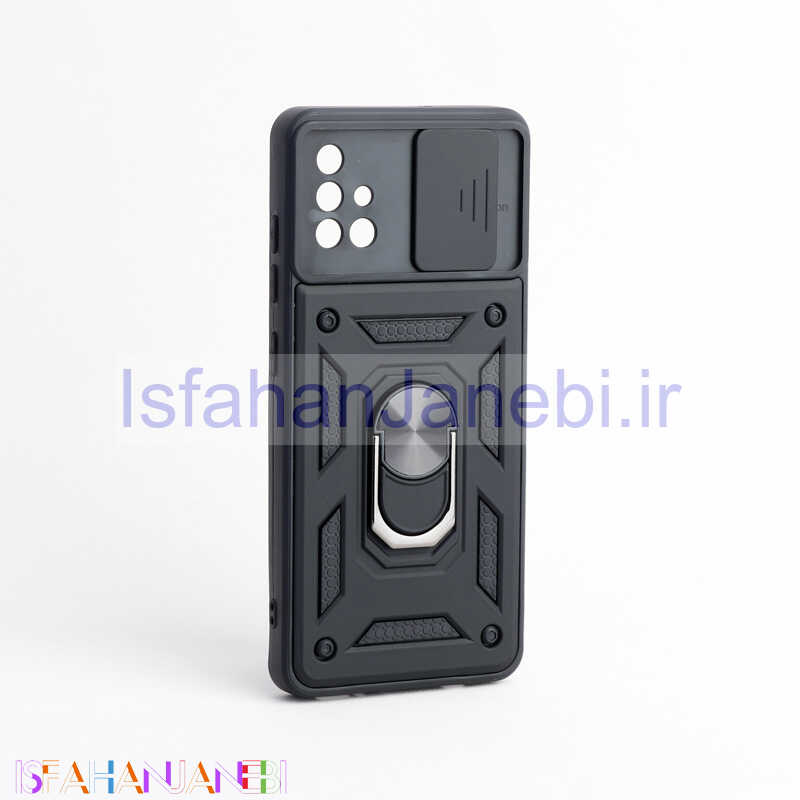 اصفهان جانبی-قاب ضد ضربه محافظ لنزدار کشویی هولدر دار بتمن Samsung Galaxy A51